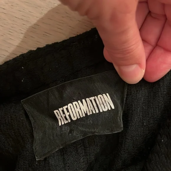 Reformation Off the Shoulder Midi Dress - Picture 8 of 13